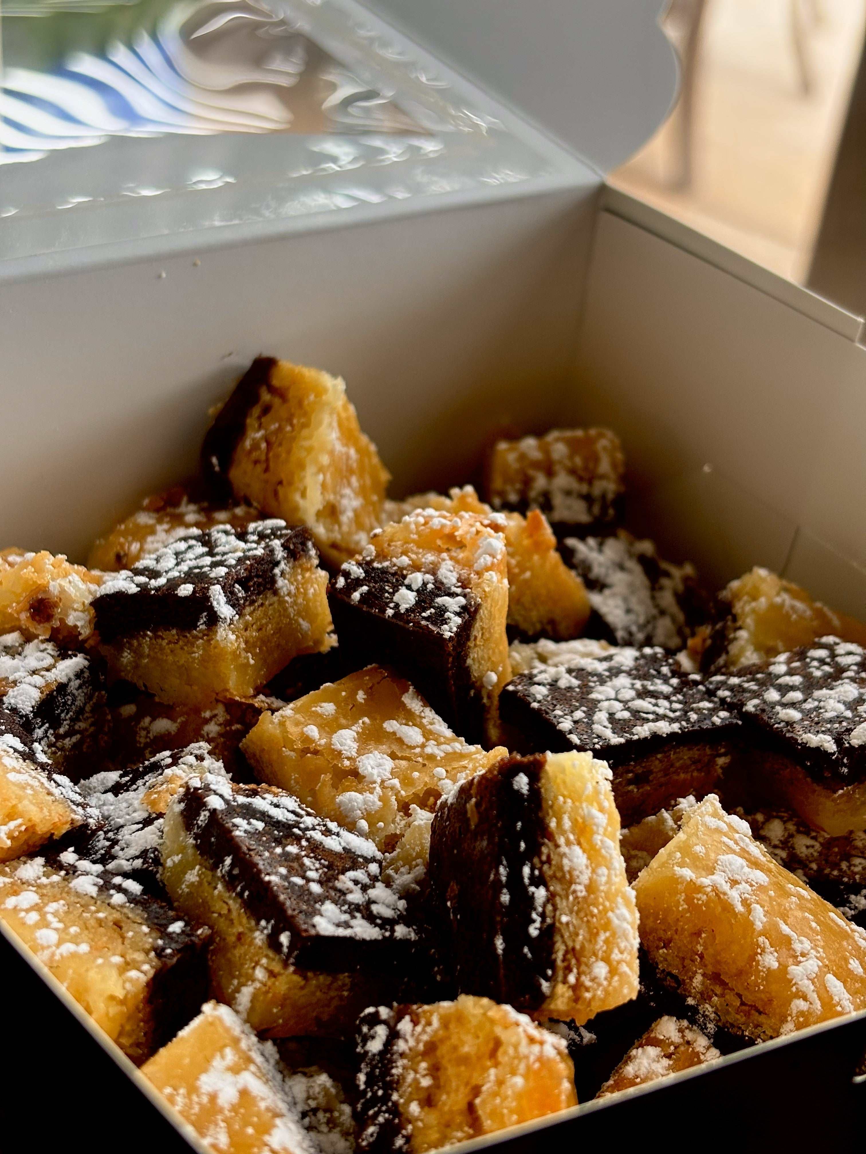 Salted Caramel Brownie Butter Cake Bites